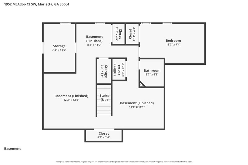 3,230/Mo, 1952 McAdoo Ct SW Marietta, GA 30064 Floor Plan View