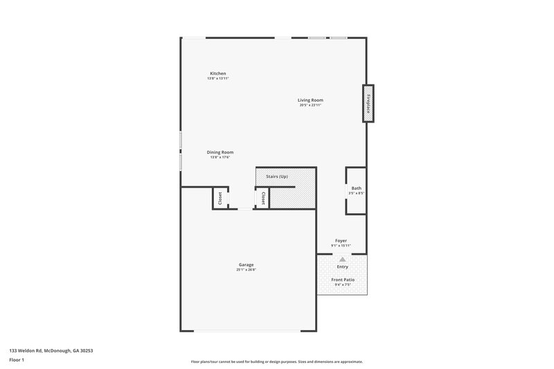2,610/Mo, 133 Weldon Rd McDonough, GA 30253 Floor Plan View