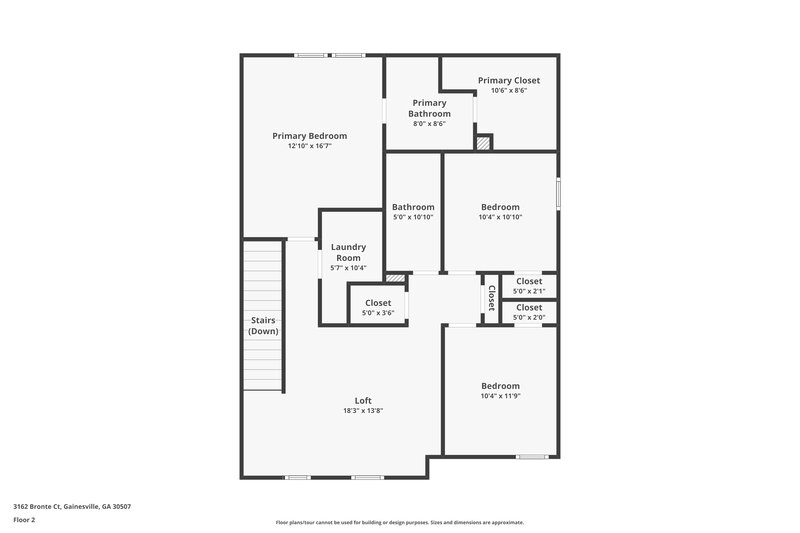 1,990/Mo, 3162 Bronte Ct SE Gainesville, GA 30507 Floor Plan View