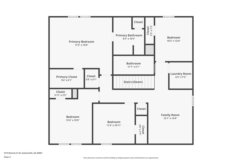 2,165/Mo, 3174 Bronte Ct SE Gainesville, GA 30507 Floorplan View 2