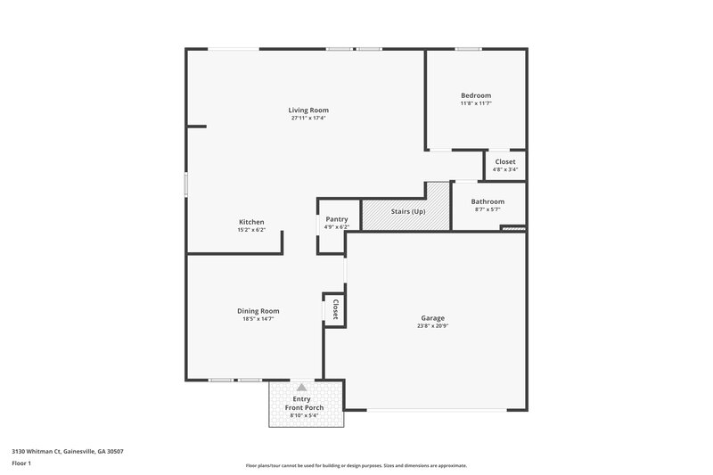 2,255/Mo, 3130 Whitman Ct SE Gainesville, GA 30507 Floorplan View