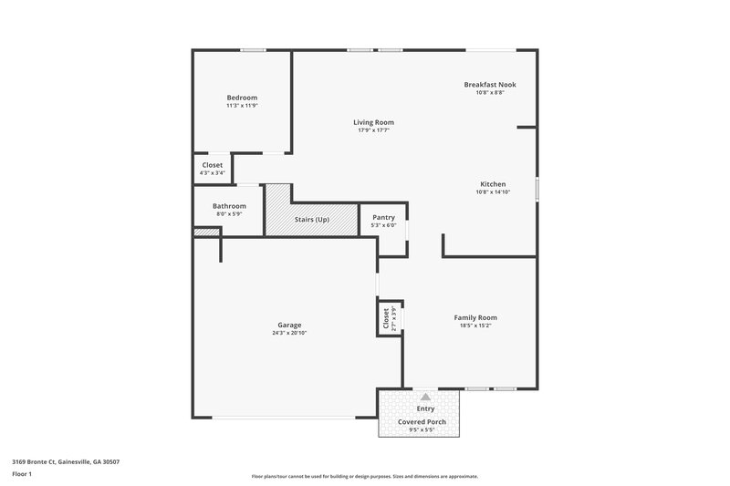 2,315/Mo, 3169 Bronte Ct SE Gainesville, GA 30507 Floor Plan View 2