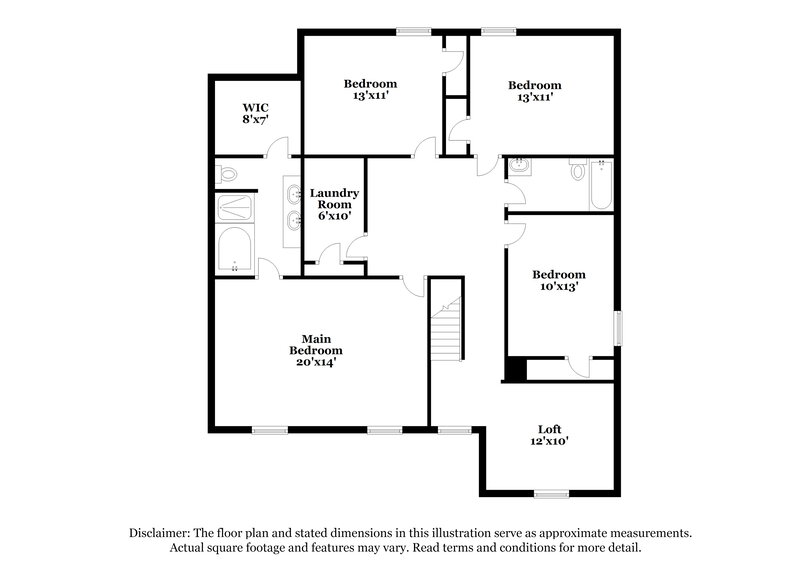 2,280/Mo, 3060 Whittier Way Cumming, GA 30040 Floor Plan View 2