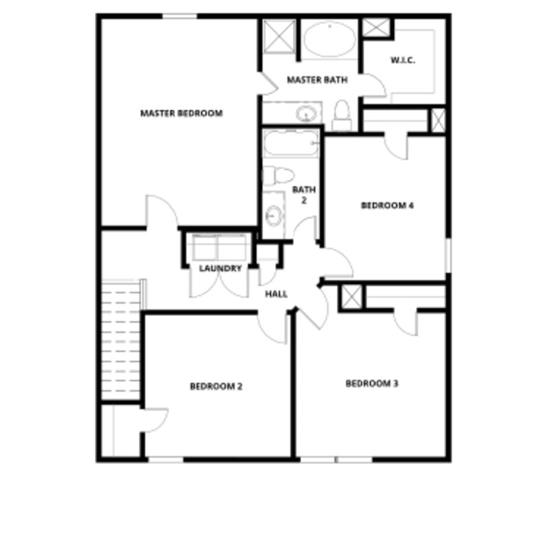 2,245/Mo, 604 Slate Rd Conyers, GA 30013 Floorplan View 2
