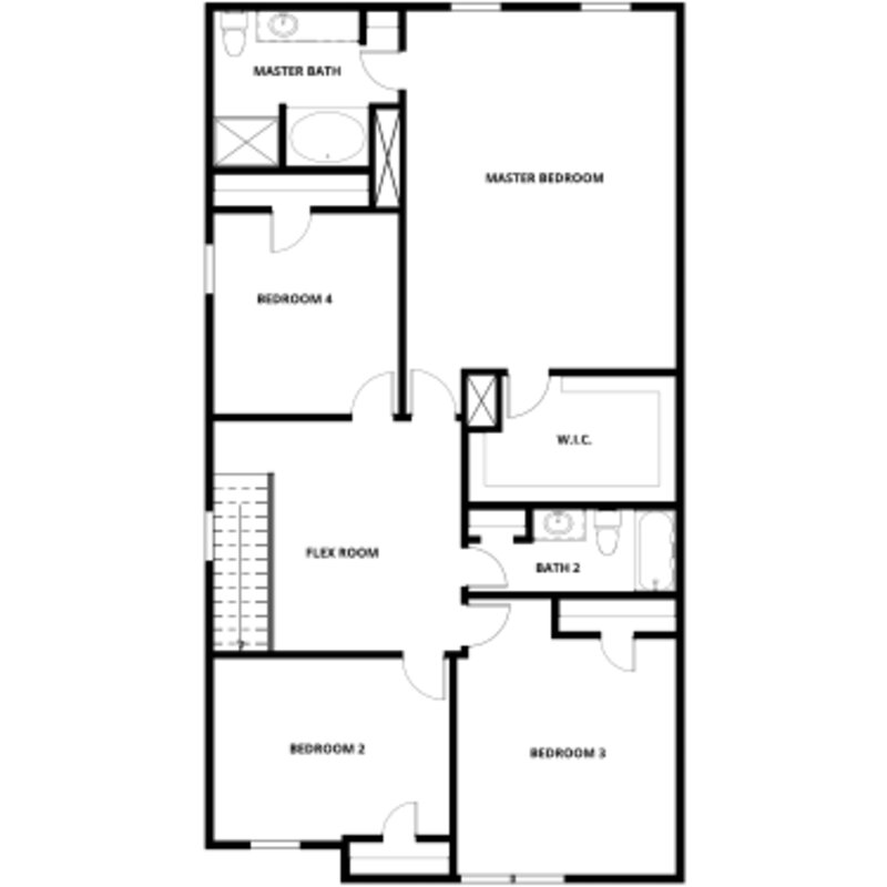 2,460/Mo, 705 Berkeley Dr Conyers, GA 30013 Floorplan View 2