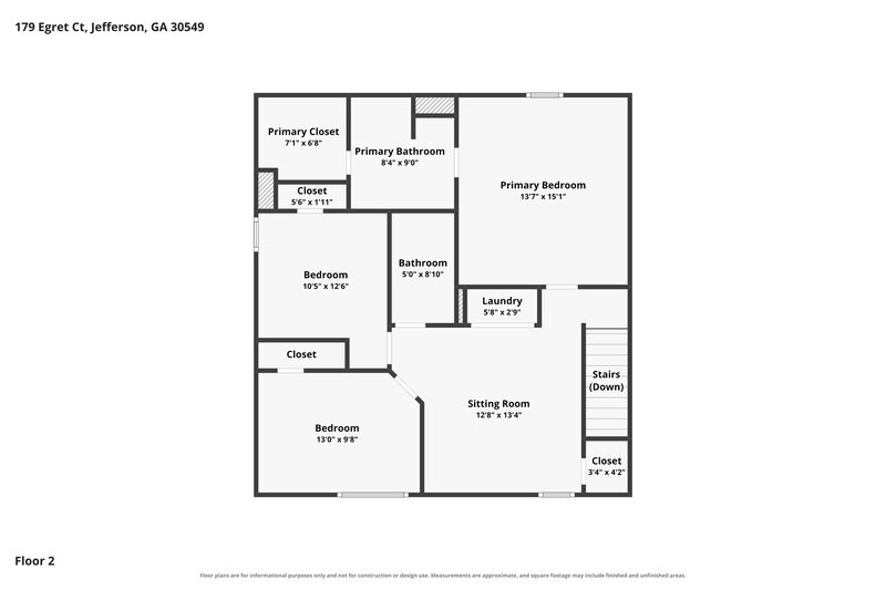 1,965/Mo, 179 Egret Ct Jefferson, GA 30549 Floor Plan View 2