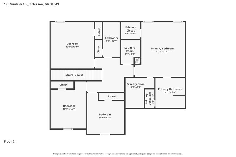 2,195/Mo, 120 Sunfish Cir Jefferson, GA 30549 Floor Plan View 2