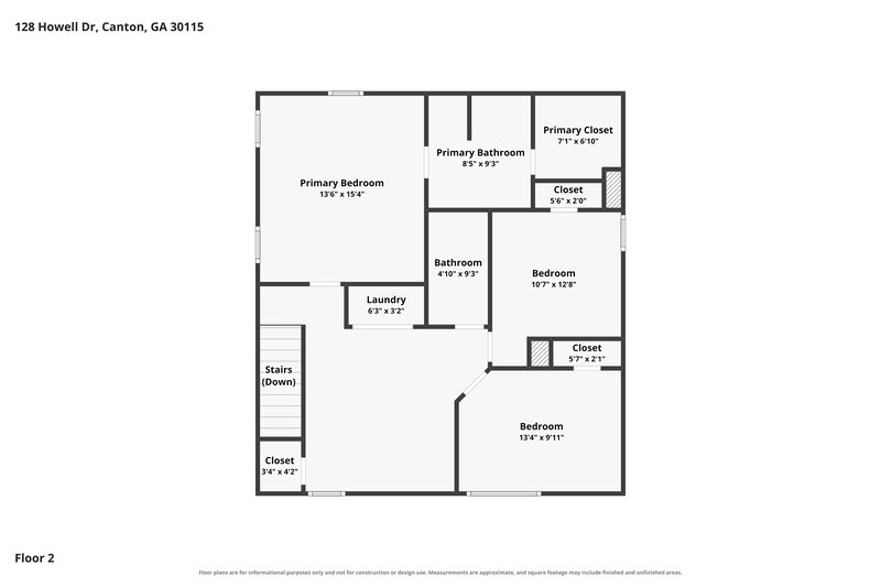 1,970/Mo, 128 Howell Dr Villa Rica, GA 30180 Floor Plan View 2