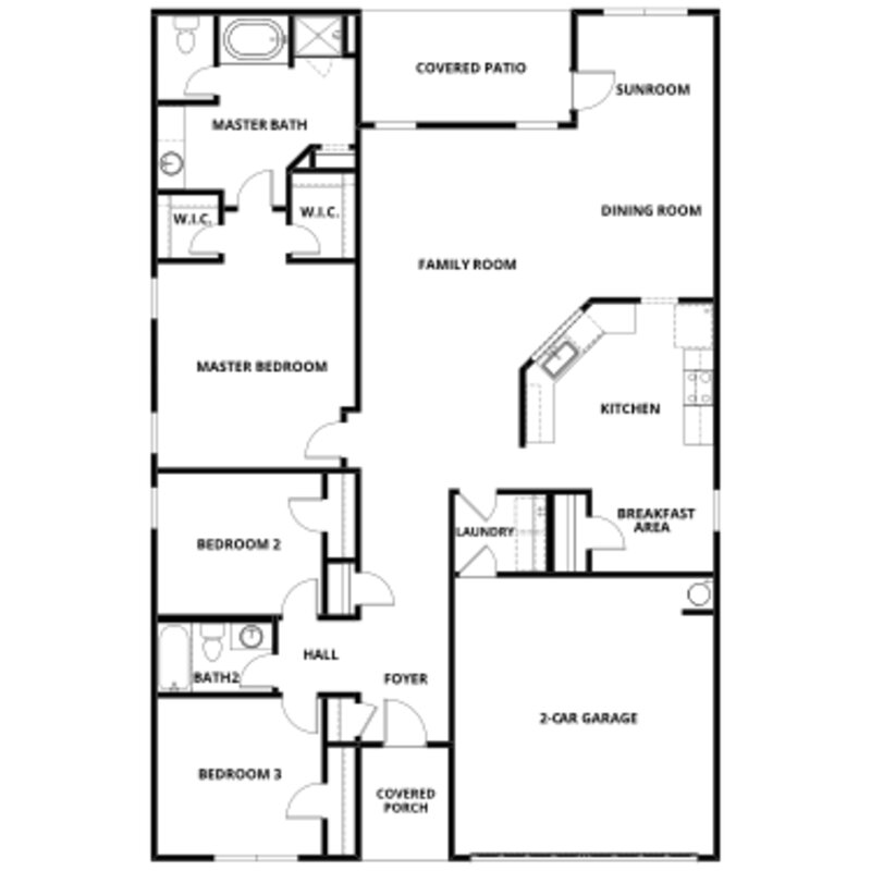 2,153/Mo, 138 Howell Dr Villa Rica, GA 30180 Floorplan View