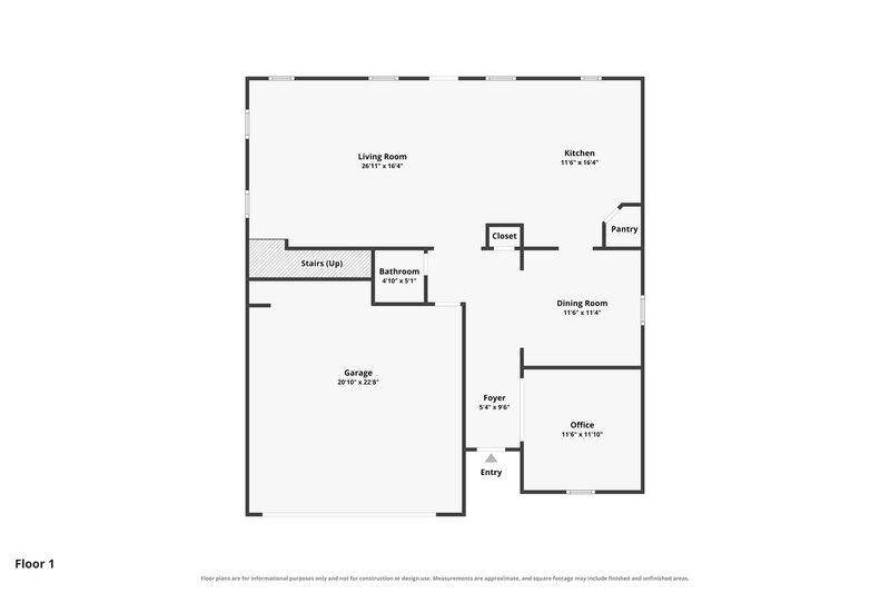 2,400/Mo, 104 Cantrell Way Dallas, GA 30157 Floor Plan View