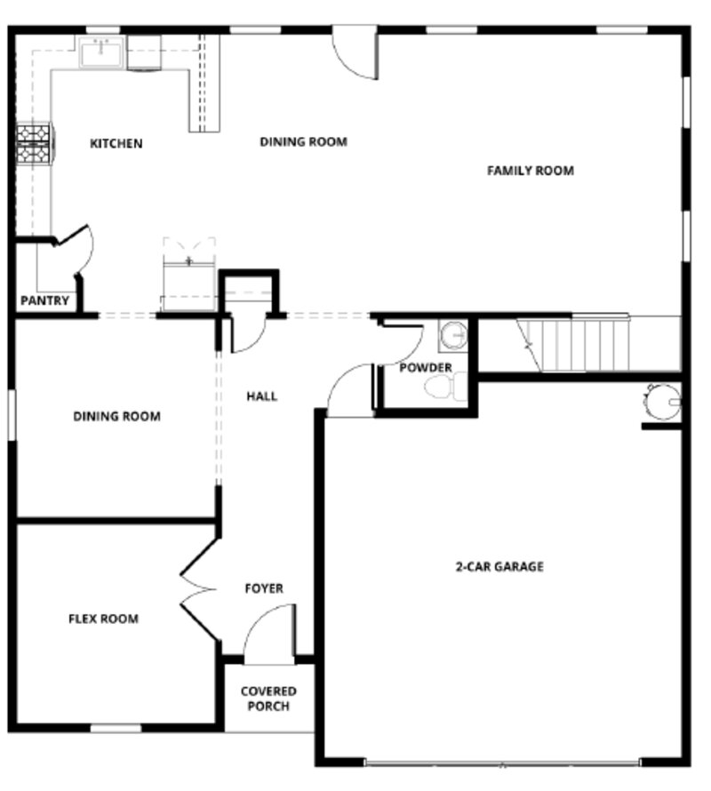 2,485/Mo, 119 Cantrell Way Dallas, GA 30157 Floorplan View