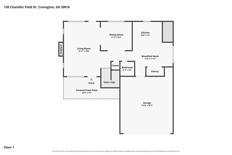 1,795/Mo, 130 Chandler Field Dr Covington, GA 30014 External View