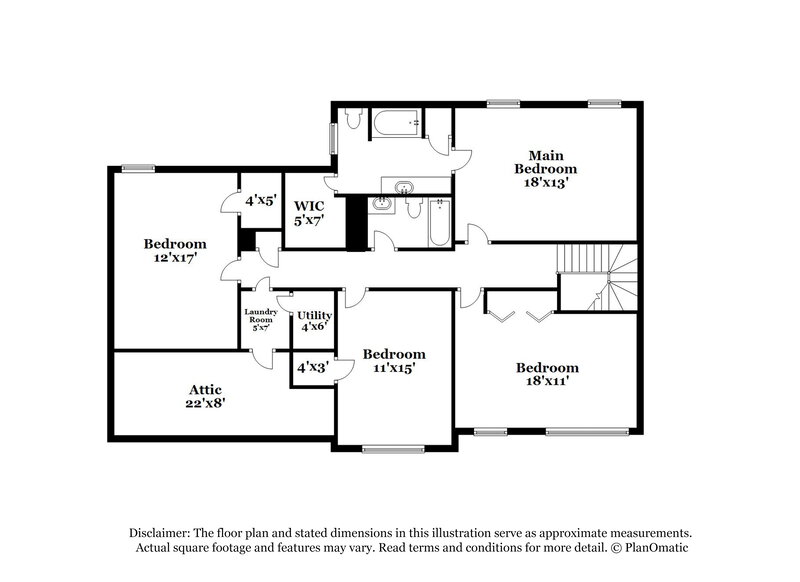 2,200/Mo, 45 Crestview Ct Powder Springs, GA 30127 Floor Plan View