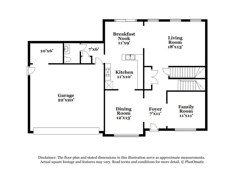 2,200/Mo, 45 Crestview Ct Powder Springs, GA 30127 Floor Plan View 3