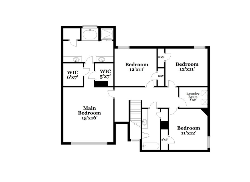 2,275/Mo, 2115 Mina Lane Dr Buford, GA 30519 Floor Plan View 2