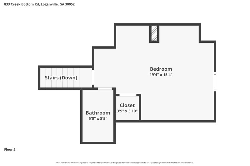 2,275/Mo, 833 Creek Bottom Rd Loganville, GA 30052 Floor Plan View