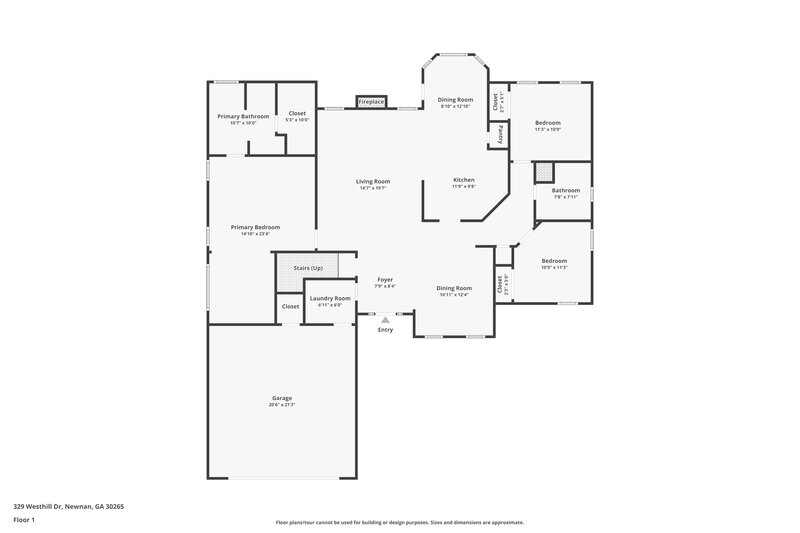 2,180/Mo, 329 Westhill Dr Newnan, GA 30265 Floor Plan View