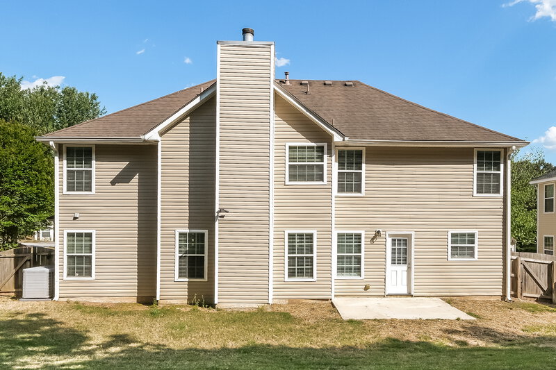 2,530/Mo, 3599 Craggy Perch Douglasville, GA 30135 Rear View
