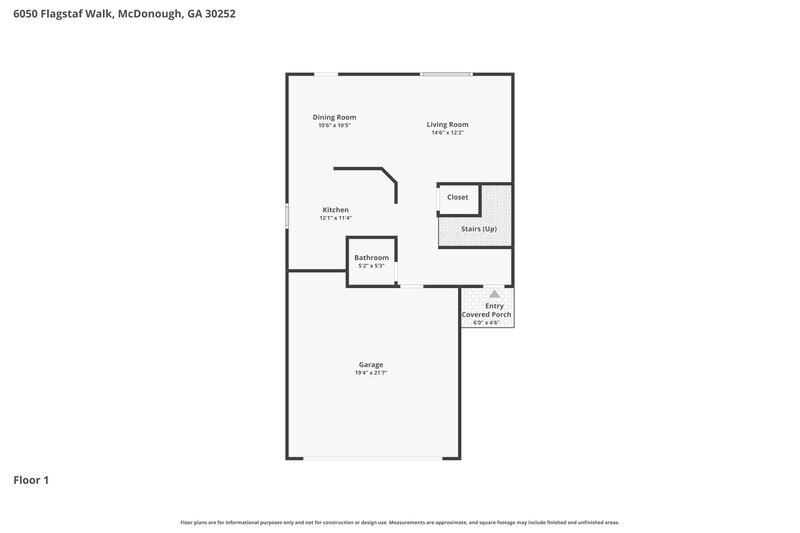 1,890/Mo, 6050 Flagstaf Walk McDonough, GA 30252 Floor Plan View