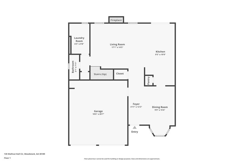 3,220/Mo, 135 Wallnut Hall Cir Woodstock, GA 30189 Floor Plan View