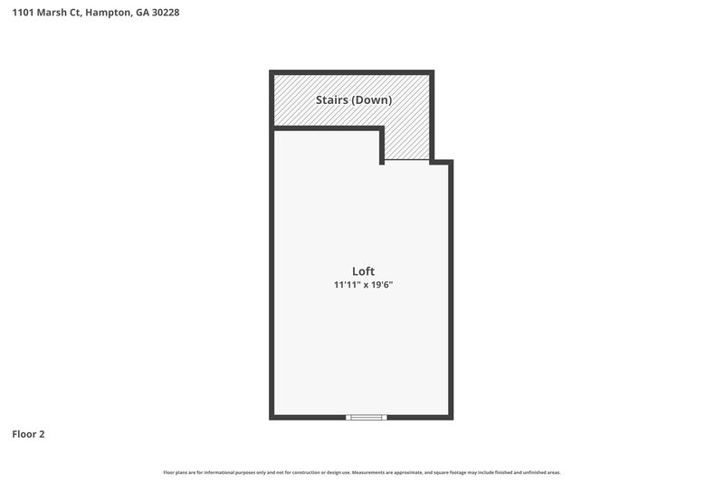 2,185/Mo, 1101 Marsh Ct Hampton, GA 30228 Floor Plan View