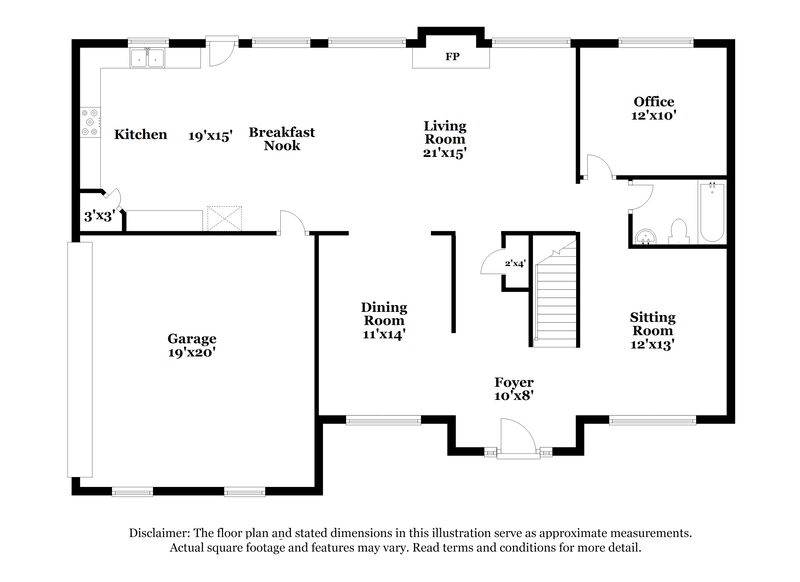 3,360/Mo, 2083 Reserve Pkwy McDonough, GA 30253 Floor Plan View 2