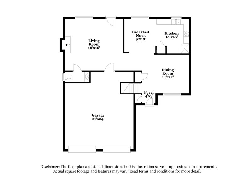 1,890/Mo, 3651 Lower Creek Dr Douglasville, GA 30135 Floor Plan View