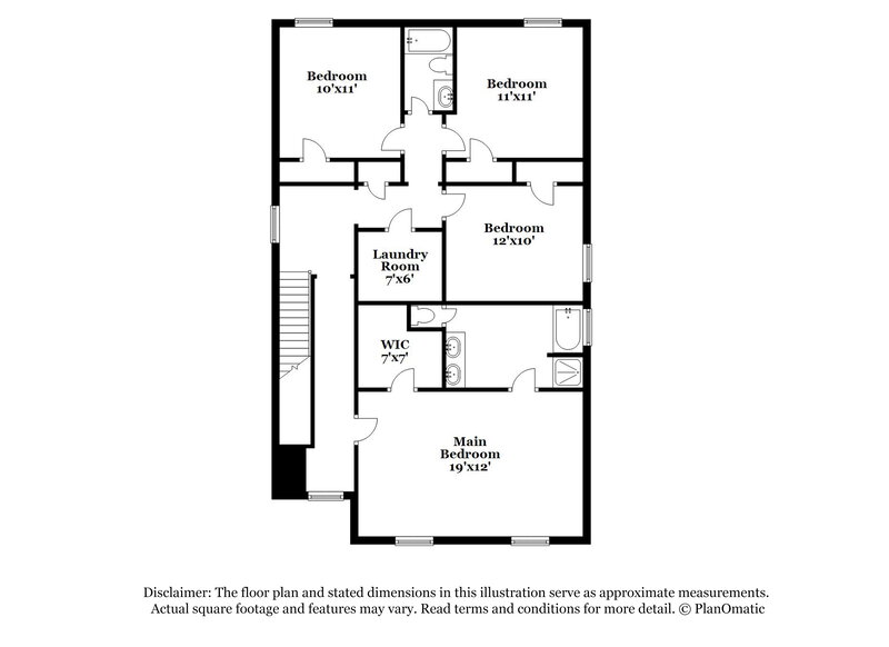 2,090/Mo, 217 Jefferson Ave Canton, GA 30114 Floorplan View 2