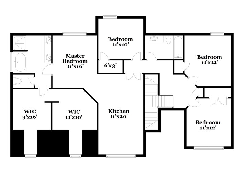 3,050/Mo, 117 Garrison Ln Locust Grove, GA 30248 Floor Plan View 2