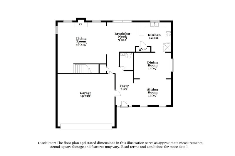 2,110/Mo, 2808 Harcourt Dr Locust Grove, GA 30248 Floorplan View