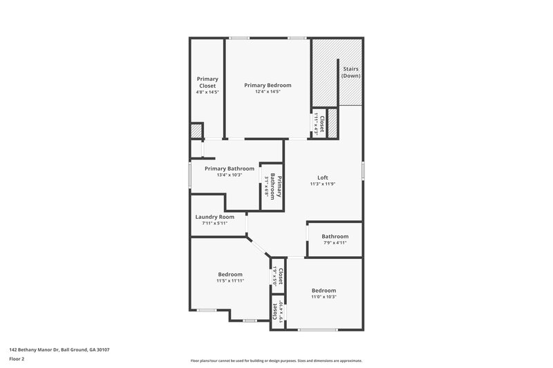 2,025/Mo, 142 Bethany Manor Dr Ball Ground, GA 30107 Floor Plan View
