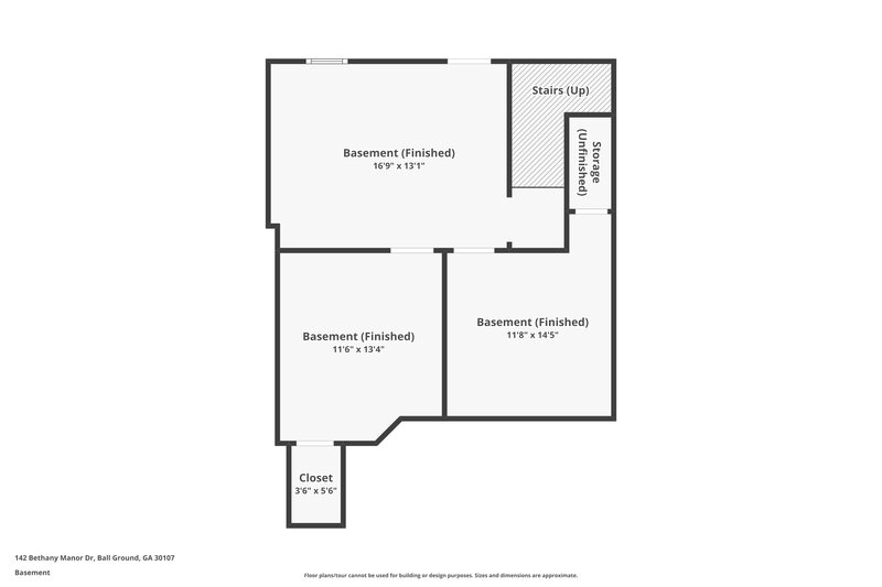 2,025/Mo, 142 Bethany Manor Dr Ball Ground, GA 30107 Floor Plan View 3