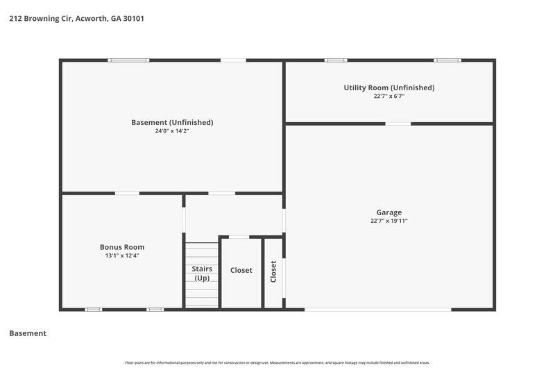 2,020/Mo, 212 Browning Cir Acworth, GA 30101 Floor Plan View 2