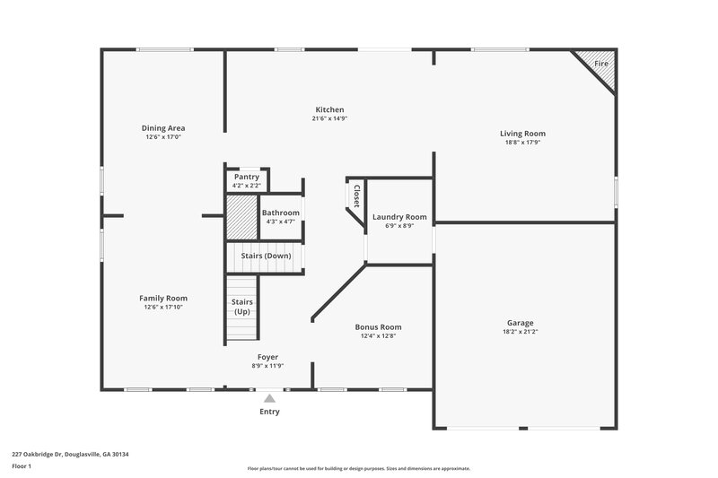 2,390/Mo, 227 Oakbridge Dr Douglasville, GA 30134 Floor Plan View 2