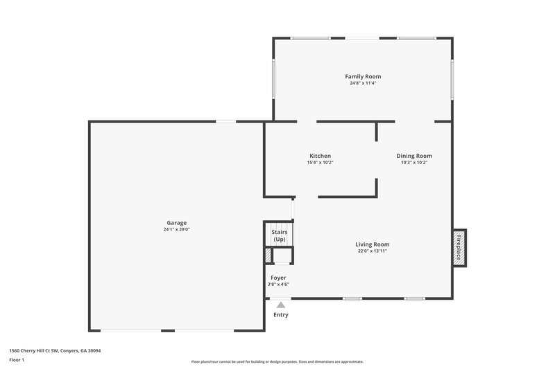 1,620/Mo, 1560 Cherry Hill Ct SW Conyers, GA 30094 Floor Plan View