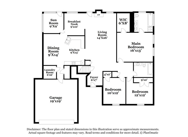 2,055/Mo, 35 Pebble Brooke Ct Covington, GA 30016 Floor Plan View