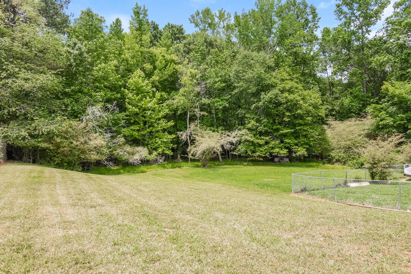 2,400/Mo, 1440 Paddocks Ct Powder Springs, GA 30127 Backyard View