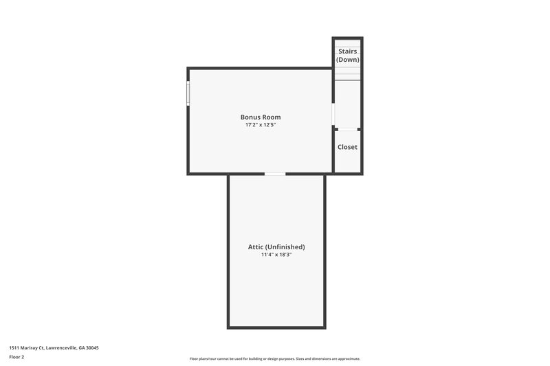 0/Mo, 1511 Mariray Ct Lawrenceville, GA 30045 Floor Plan View 3