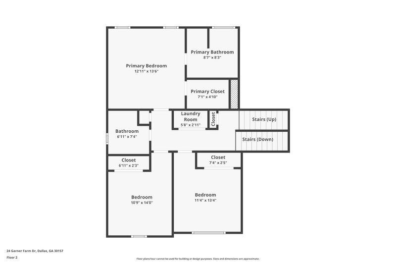 1,785/Mo, 24 Garner Farm Dr Dallas, GA 30157 Floor Plan View 2