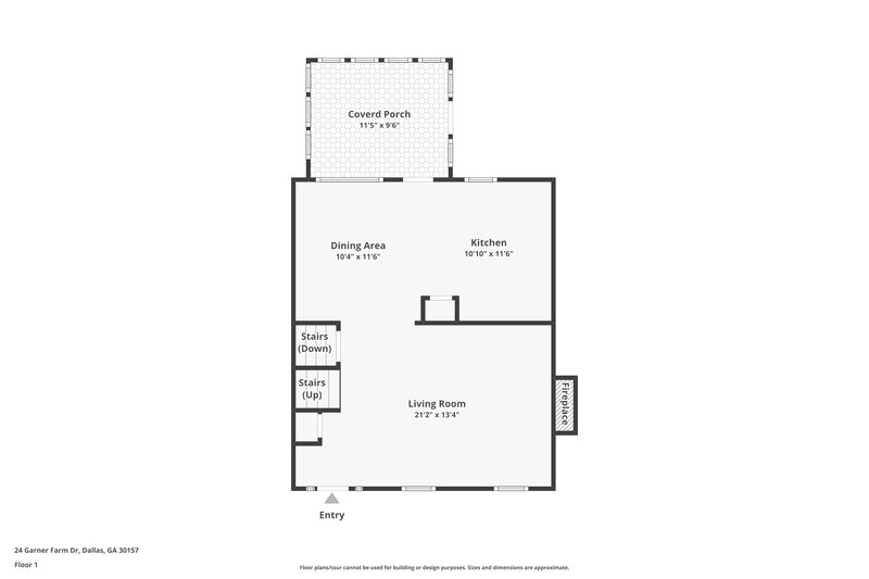 1,785/Mo, 24 Garner Farm Dr Dallas, GA 30157 Floor Plan View 3