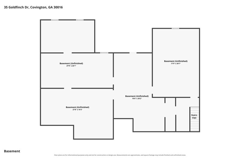 2,330/Mo, 35 Goldfinch Dr Covington, GA 30016 Floor Plan View 2