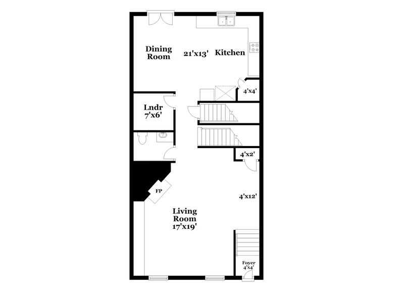 1,890/Mo, 2265 Ewell Park Dr Lawrenceville, GA 30043 Floor Plan View