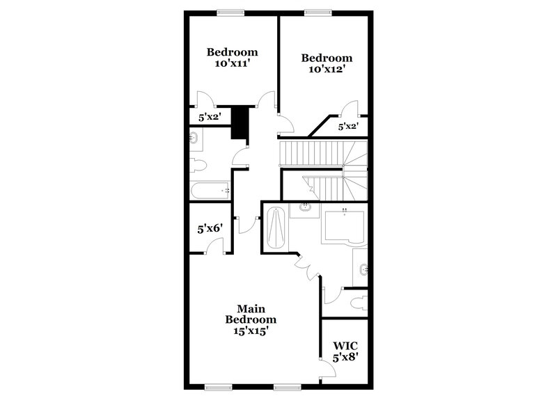 1,890/Mo, 2265 Ewell Park Dr Lawrenceville, GA 30043 Floor Plan View 3