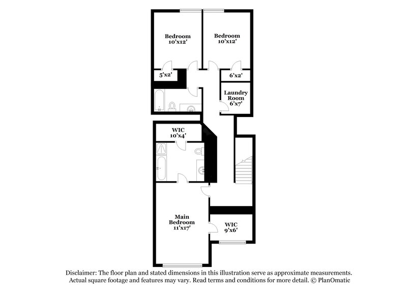 1,865/Mo, 1608 Honeysuckle Path Conyers, GA 30012 Floor Plan View 2