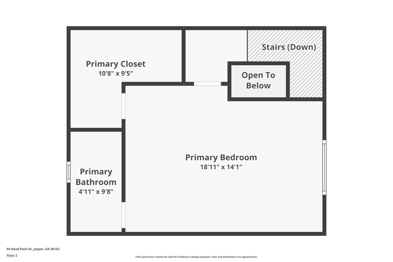 1,755/Mo, 94 Hood Park Dr Jasper, GA 30143 Floor Plan View