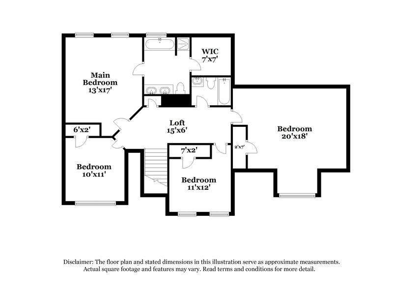 2,220/Mo, 2141 Silva Ct Conley, GA 30288 Floor Plan View 2