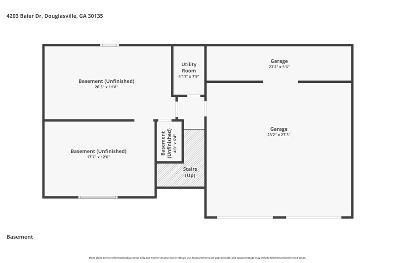 1,860/Mo, 4203 Baler Dr Douglasville, GA 30135 Floor Plan View 2