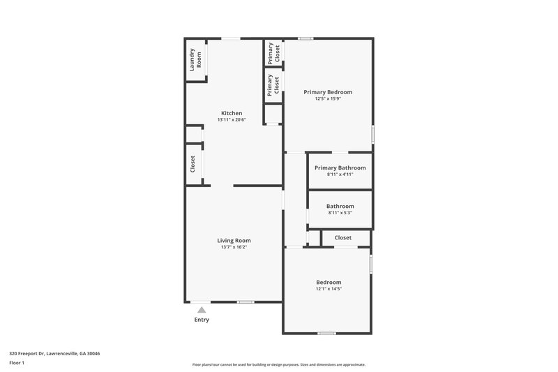 0/Mo, 320 Freeport Dr Lawrenceville, GA 30046 Floor Plan View