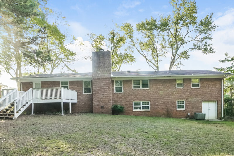 1,825/Mo, 1839 Kimberly Dr SW Marietta, GA 30008 Rear View