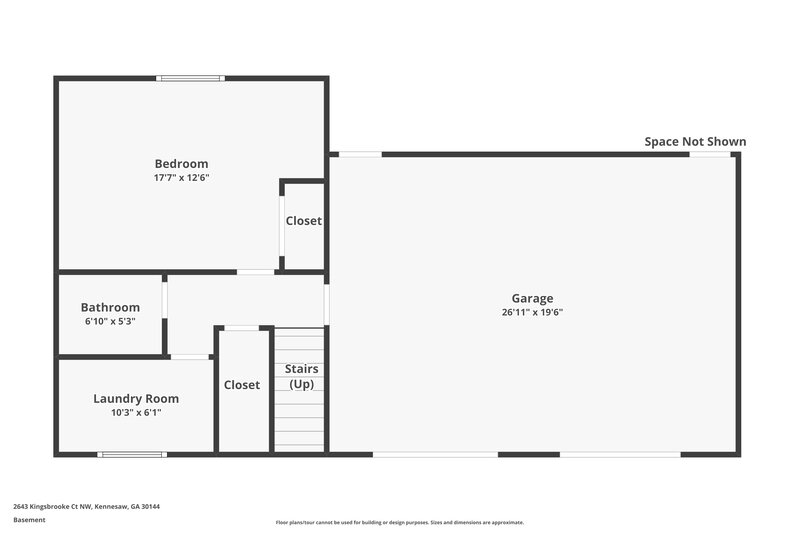 2,420/Mo, 2643 Kingsbrooke Ct NW Kennesaw, GA 30144 Floor Plan View